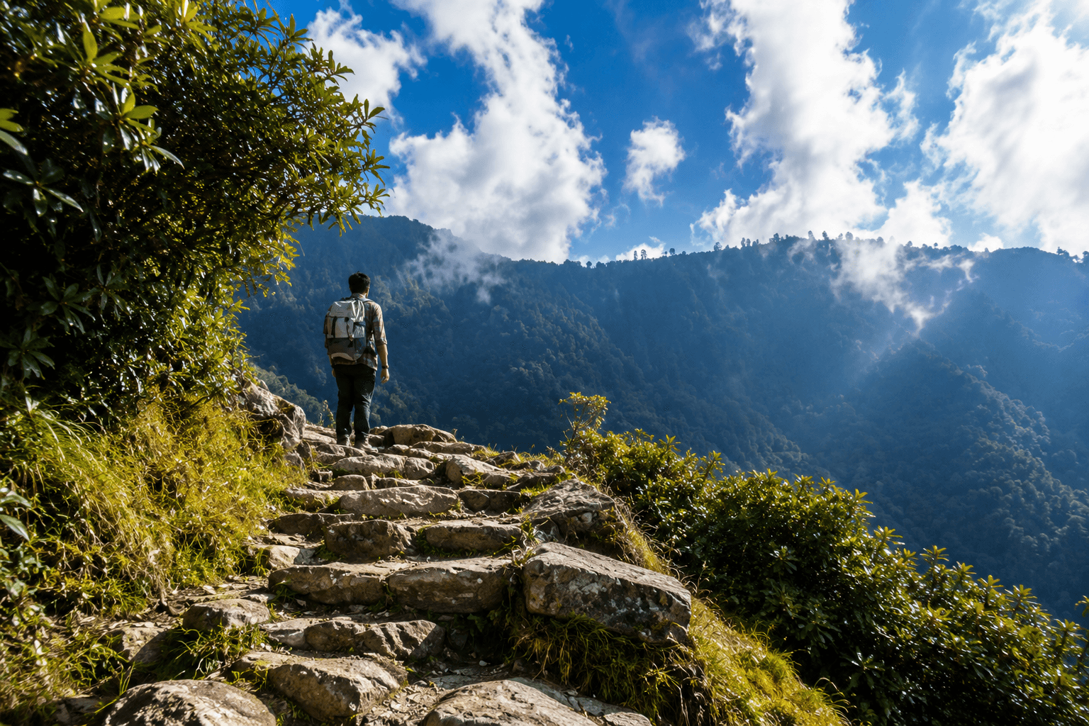 Scenic Himalayan landscape